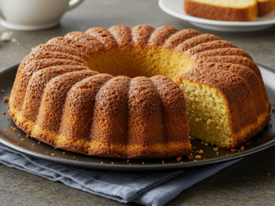 Gâteau moelleux sans levure ni lait