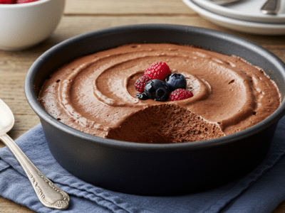 Mousse au chocolat sans lactose