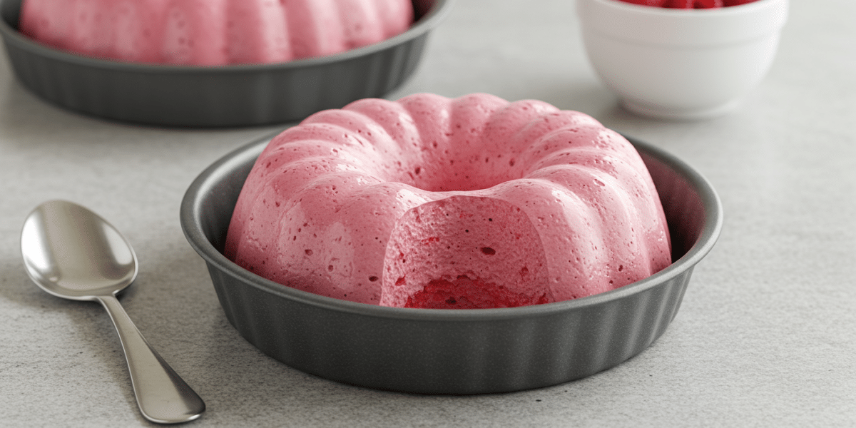 Mousse de framboise sans lactose légère et gourmande