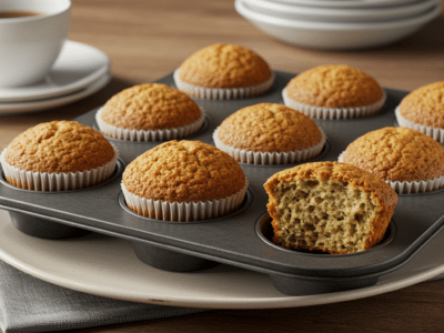 Muffins moelleux sans lait faciles à préparer