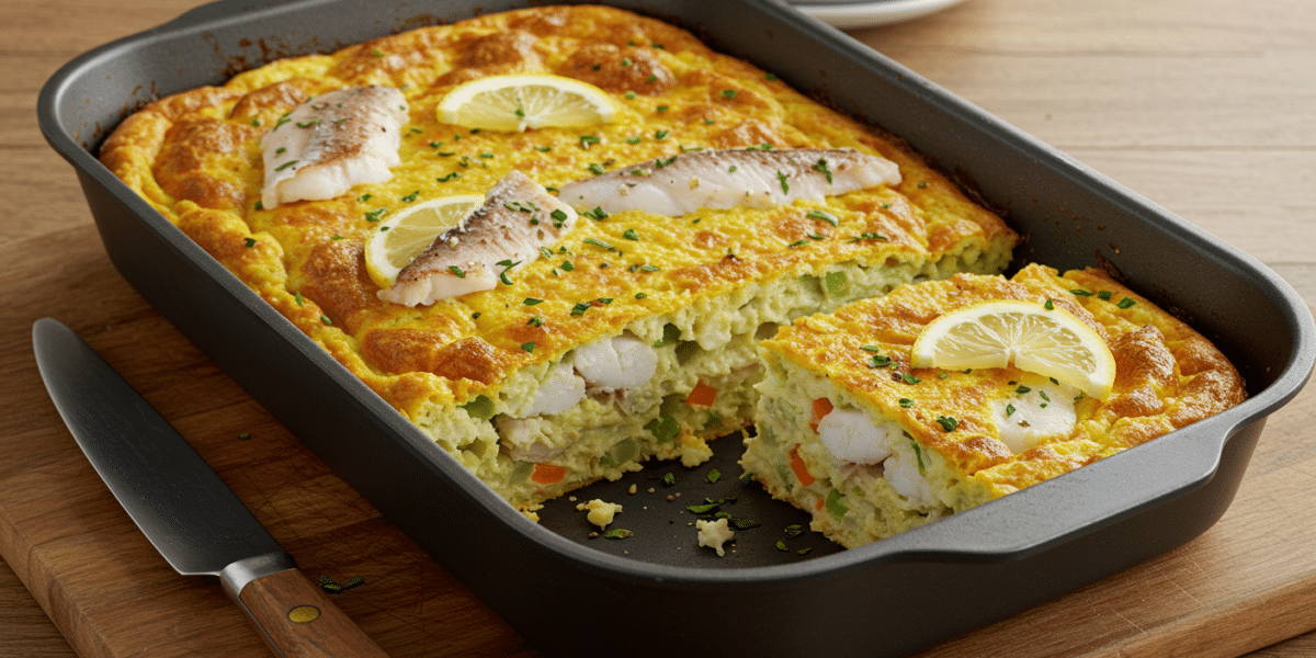 Pain de poisson sans lactose, moelleux et savoureux