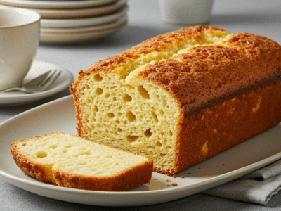 Pain sucré sans lait moelleux et naturel