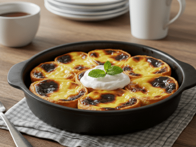 Pasteis de Nata sans gluten ni lactose