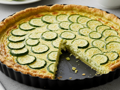 Quiche Courgette Sans Lactose