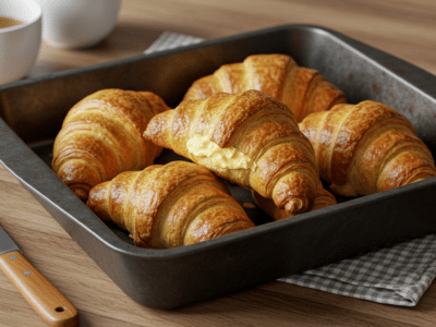 Recette de Croissants Sans Lait Maison