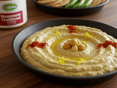 Recette de Houmous Sans Lait Traditionnel