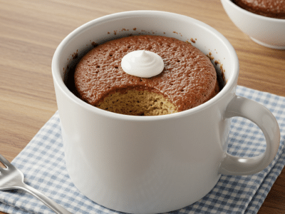Recette de Mug Cake Sans Lait Simple et Rapide