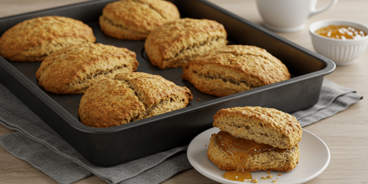 Recette de Scones Sans Lait moelleux et croustillants