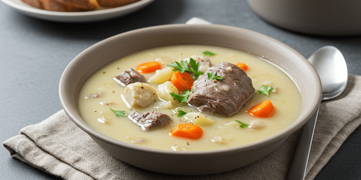 Soupe de potiron sans lait, douce et réconfortante
