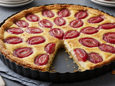 Tarte Bourdaloue sans lactose