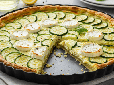 Tarte Courgette Chèvre Sans Lactose