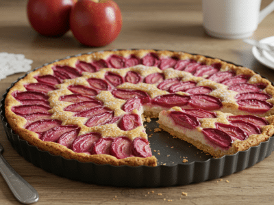 Tarte aux poires sans lactose