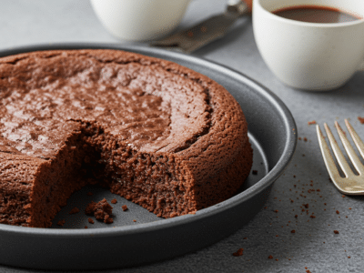 Fondant au chocolat sans gluten et sans lait