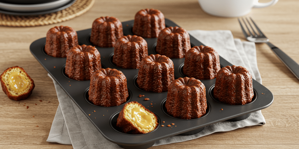 Recette de Cannelés Sans Pâte et Sans Lait