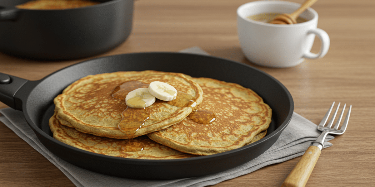 Recette de pancakes aux flocons d&rsquo;avoine sans lait