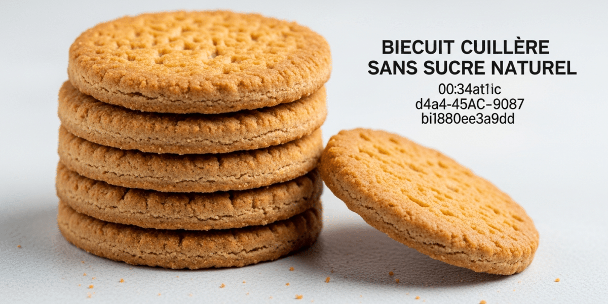 Biscuit cuillère sans sucre naturel