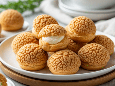 Chouquettes sans sucre naturelles et légères