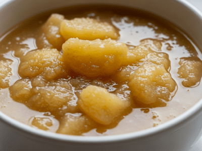 Compote de poire sans sucre ajouté
