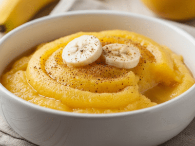 Compote pomme banane sans sucre ajouté