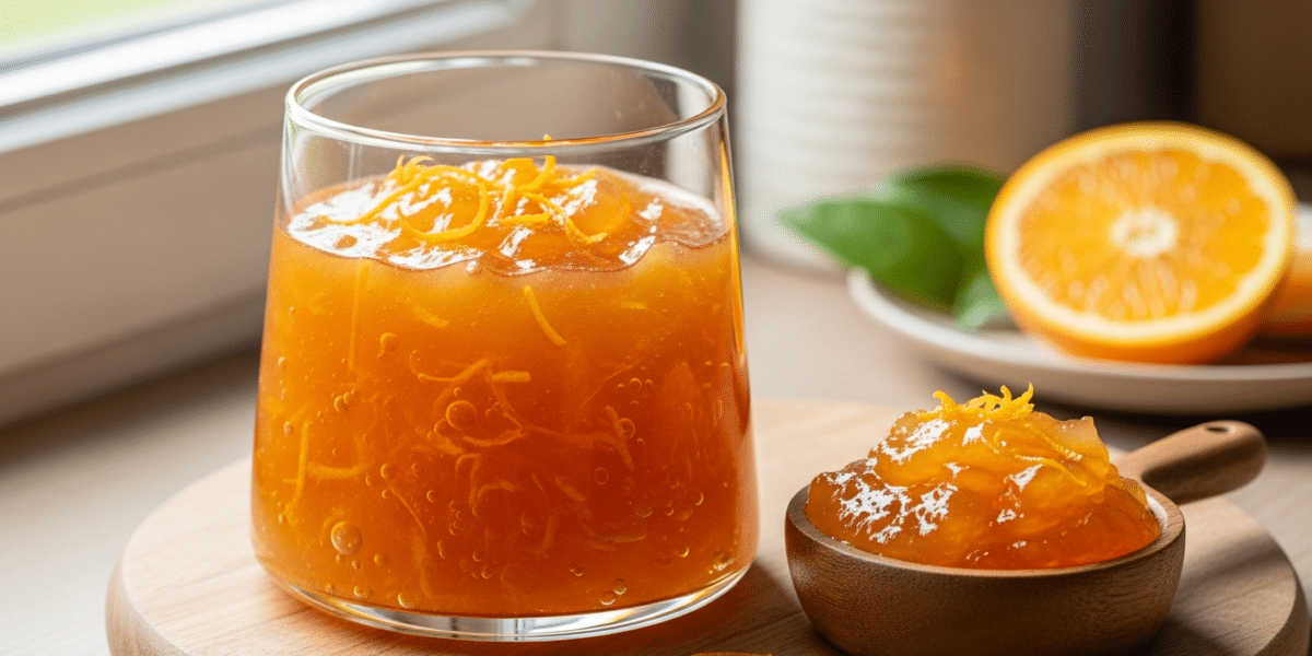 Confiture d&rsquo;orange sans sucre ajouté