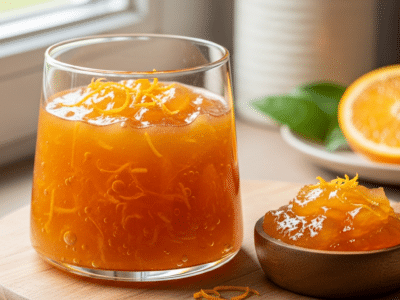 Confiture d&rsquo;orange sans sucre ajouté