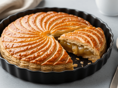 Galette des rois sans arachide à la frangipane classique