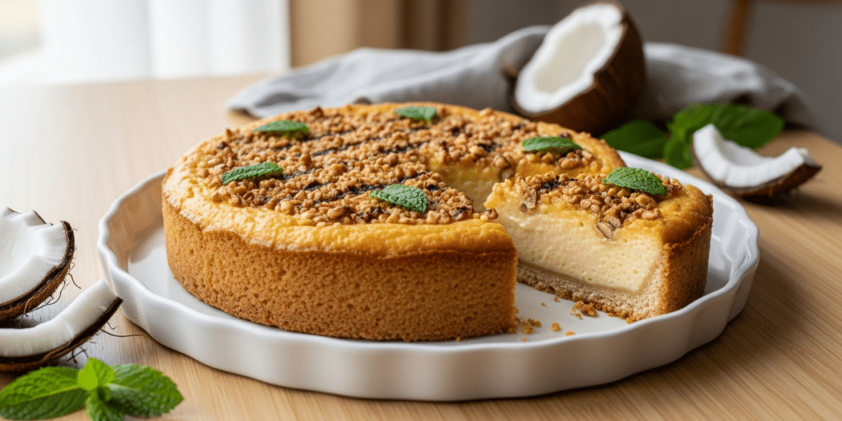 Gâteau à la Noix de Coco sans Sucre