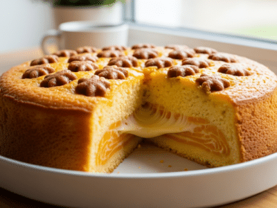 Gâteau à la patate douce sans sucre ajouté