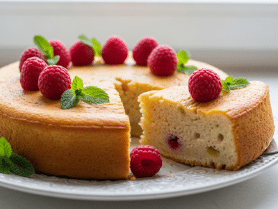 Gâteau au yaourt sans sucre ajouté