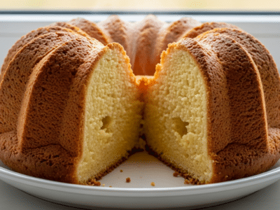 Génoise sans sucre légère et moelleuse