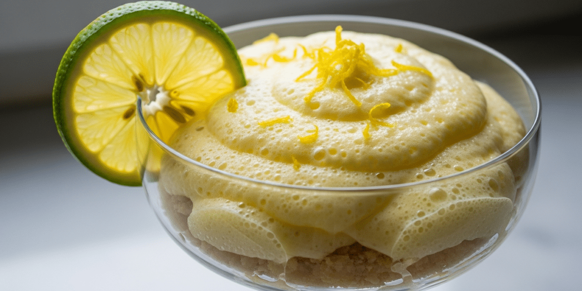 Mousse au citron sans sucre
