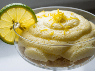 Mousse au citron sans sucre