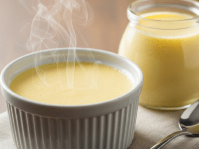 Recette de crème anglaise sans sucre