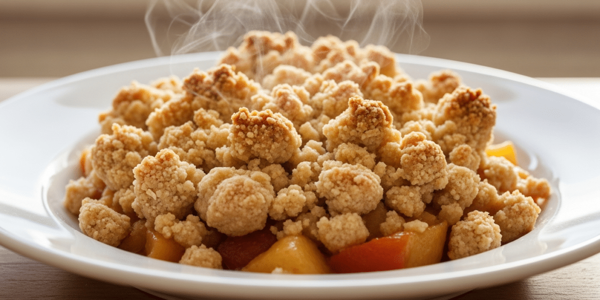 Recette de Crumble aux Pommes sans Sucre ajouté