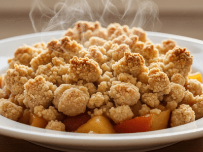 Recette de Crumble aux Pommes sans Sucre ajouté