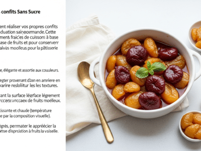 Recette de Fruits Confits Sans Sucre