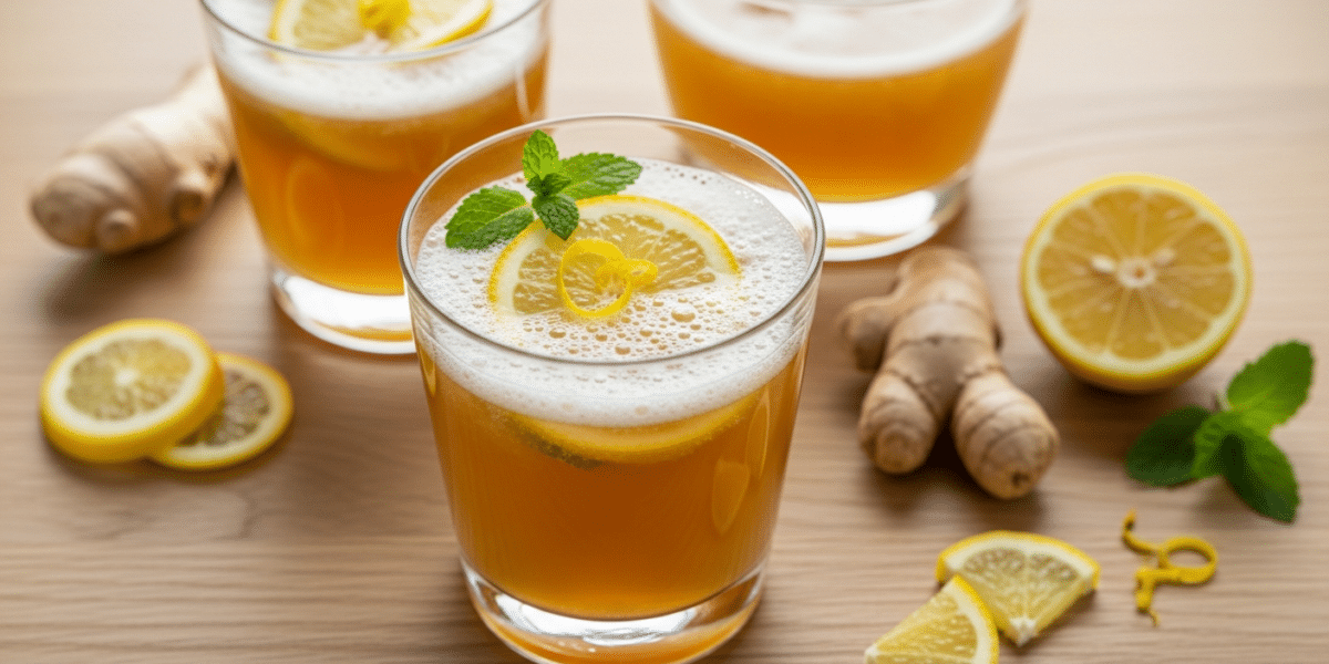 Recette de Ginger Beer Sans Sucre Naturelle et Rafraîchissante