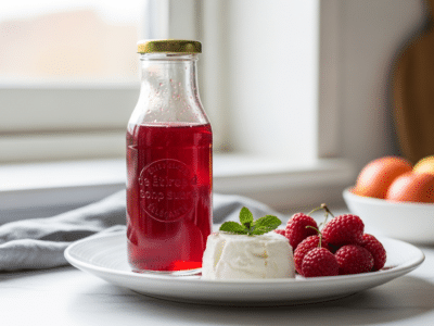 Recette de Sirop de Fraise Sans Sucre Naturel
