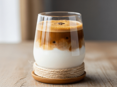 Recette du Dalgona Coffee sans sucre