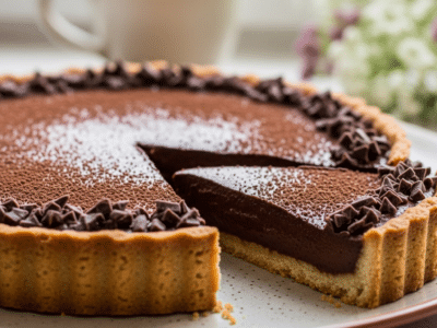 Tarte au Chocolat Sans Sucre