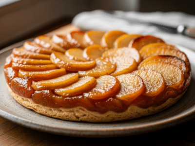 Tarte Tatin sans sucre ajouté