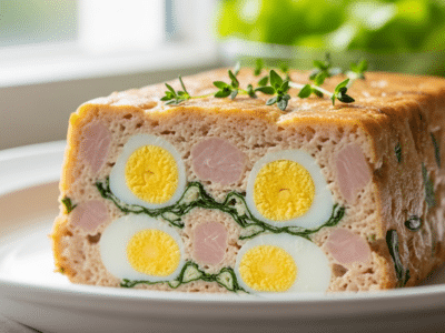 Terrine de poisson sans crème fraîche