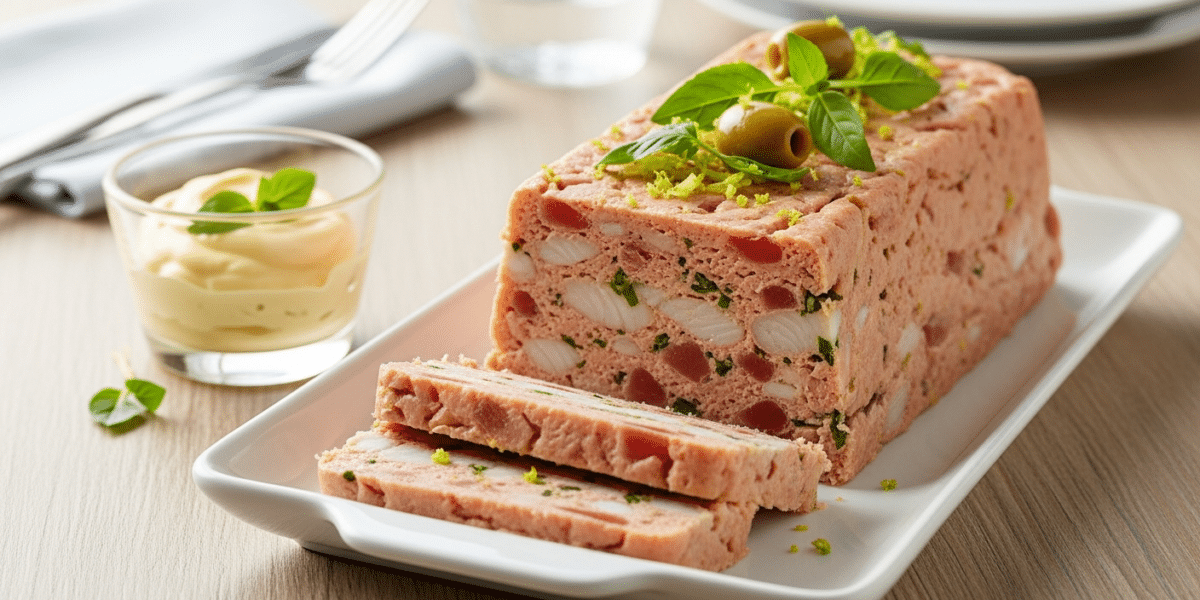 Terrine de poisson sans cuisson aux herbes fraîches