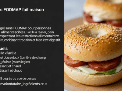 Bagel sans FODMAP fait maison
