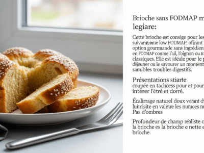 Brioche sans FODMAP moelleuse et légère