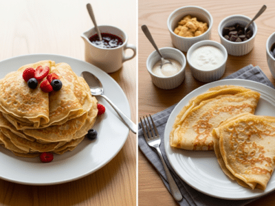 Crêpes sans FODMAP délicieuses et légères