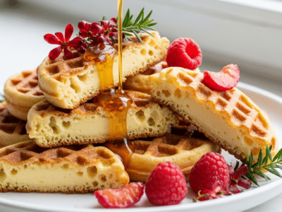 Gaufres sans FODMAP savoureuses et légères