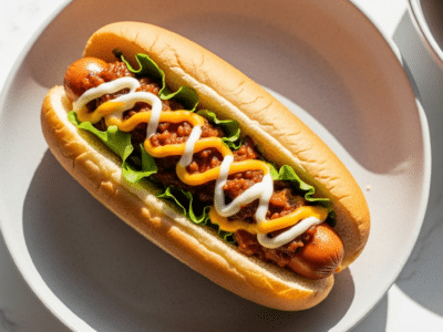 Hot dog sans FODMAP adapté et savoureux