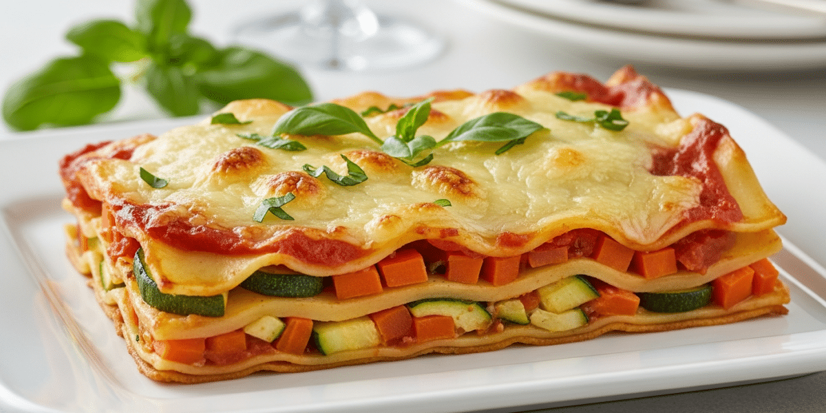 Lasagnes végétariennes sans FODMAP