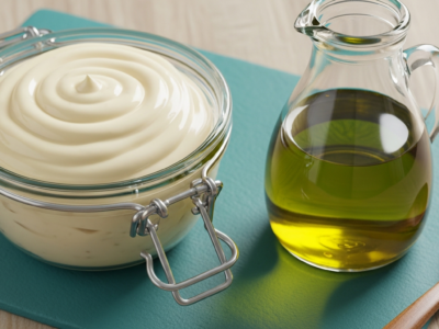 Mayonnaise à l&rsquo;huile d&rsquo;olive sans moutarde